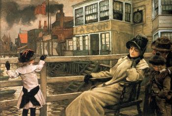 James Tissot : Waiting for the Ferry II
